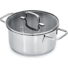 Stockpots on sale Berghoff Helix Recycled 18/10 Stainless Steel Stockpot 7qt Glass with lid