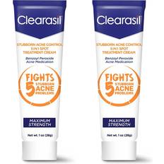 Clearasil Facial Skincare Clearasil Stubborn Acne Control 5 in 1 Spot Treatment Cream - Pack of 2