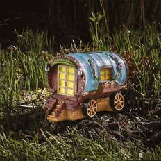 B&Q Garden & Outdoor Environment B&Q Solar Powered Gypsy Rose Light Up Ornament H16 x W25.5 x D13 cm