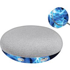 Mobile Phone Accessories MightySkins GOOHOMI-Blue Flames Skin for Google Home Mini, Blue Flames