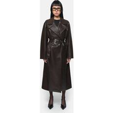 Elastane/Lycra/Spandex - Women Coats Norma Kamali Tate Trench Java - Black