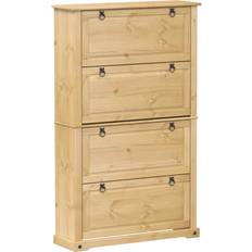 vidaXL Corona Wine Cabinet 99 x 32 x 163.5 cm Shoe Rack