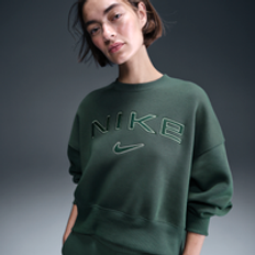 Verde Altri Set Phoenix Fleece Women's Crew-Neck Logo Sweatshirt - Dark Grey