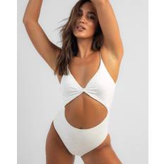 Elastane/Lycra/Spandex Swimsuits Banana Moon Miller Santafe Swimsuit - Blanc