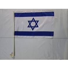 PVC/Plastic Flags & Accessories AZ-Flag Israel Car 18'' x 12''