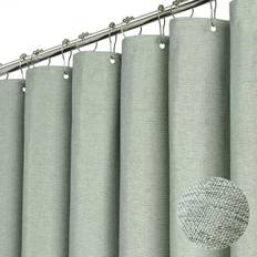 Tianfu Sage Green Shower Curtain Set 72 x 72