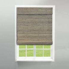 Persienner på rea Radiance Cordless Roman Shade 39" W x 64" L - Gray