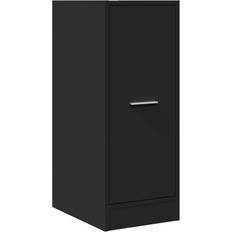 Mensole Armadi vidaXL Black Engineered Wood Drawer Storage Cabinet