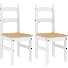 Pin Chaises vidaXL Dining Chairs 2 Pcs 40 x 46 x 99 cm Kitchen Chair