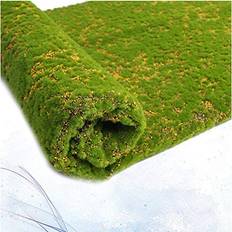 LIOOBO Decorative Green Faux Moss Grass for Patio