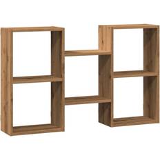 Madera Estanterías de Pared vidaXL Artisian Oak 96 x 18 x 60 cm Wall Shelf