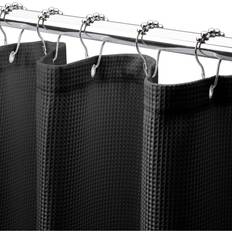 Bathroom Accessories Tianfu Waffle Shower Curtain 72 x 72 Inches