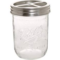 Bathroom Accessories Tianfu Mason Jar Toothbrush Holder 304 Stainless Steel Lid