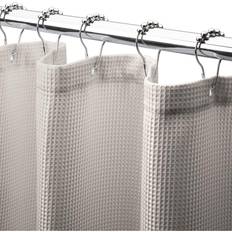 Bathroom Accessories Tianfu Waffle Shower Curtain 72 x 72 Inches