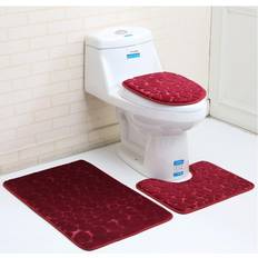 Bathroom Accessories Tianfu Set of 3 Non-Slip Bath Mats