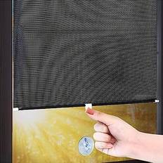 Blackout Roller Blinds for Windows - Portable Retractable Curtains