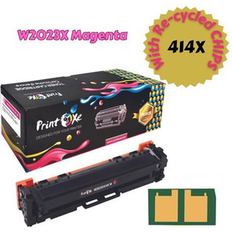 Printoxe W2023X Magenta Toner Cartridge for HP Color LaserJet Pro M454dn M454dw M479dw M479fdw