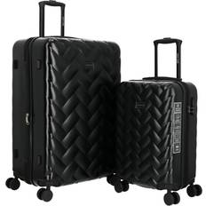 Roberto Cavalli Luxury 2 Piece Luggage Set 8 Spinner Wheels