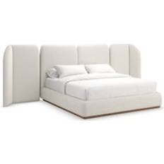 Beds Malta Upholstered Bed King in White