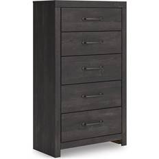 Linen Chest of Drawers Signature Design by Ashley Drawers Dark Gray Chest of Drawer