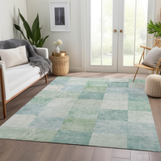 Addison Rugs Seafoam Rectangle Area Rug 10' x 14' Green