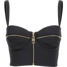 Elastane/Lycra/Spandex Blouses Elisabetta Franchi Women’s Push Up Bra - Black