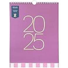 Pink Calendars Busy B Busy Life Väggkalender 2025 - Jan Till Dec Fuchsia