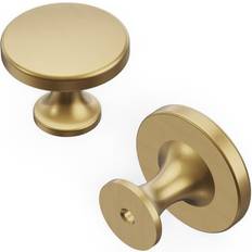Gan Eden 35 mm Dia. Forge Cabinet Knob - Champagne Bronze 1pcs