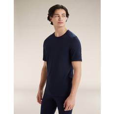 Homme - Laine mérinos Polos Icebreaker Merino 200 Oasis Thermal Top - Man - Midnight Navy