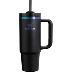 Travel Mugs Stanley Quencher H2.0 FlowState Black Chroma Travel Mug 30fl oz