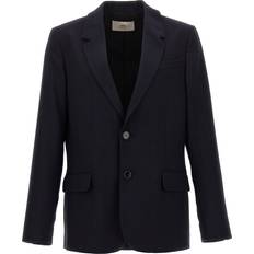 Men - XXS Blazers Ami Paris Single-Breasted Wool Blazer Blu-Uomo - Blue