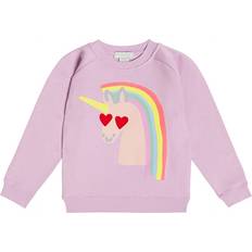 Purple Sweatshirts Stella McCartney Kids Printed Cotton Sweatshirt - Multicoloured