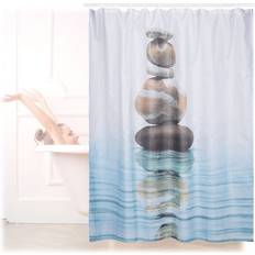 Bathroom Accessories B2X Shower Curtain Stone Tower 180 x 180