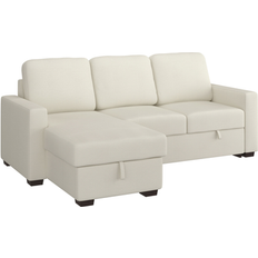 Nspire Modern Fabric 93.25" w/Bed & Storage Sofa