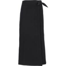 Women - XXS Skirts Pinko Black Synthetic Leather Pencil Skirt - Female