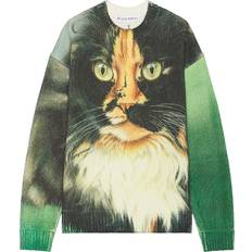 Gold - Unisex Jumpers JW Anderson Anderson-Cat Maglioni Jumper - Emerald/Green