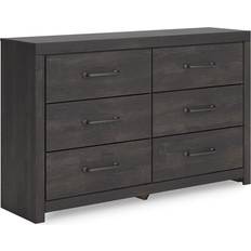 Linen Chest of Drawers Signature Design by Ashley Granaport Dresser Dark Gray Chest of Drawer