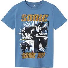 Sonic kläder Maskerad Name It Junior Sonic T-shirt - Coronet Blue (13232206)