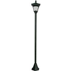 B&Q Garden & Outdoor Environment B&Q Solar Powered Height Adjustable Casablanca Lamp Post H126.5 x 15 cm