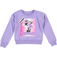 Purple Skirts Children's Clothing Minnie Mouse Girls Sweatshirt - Lavender