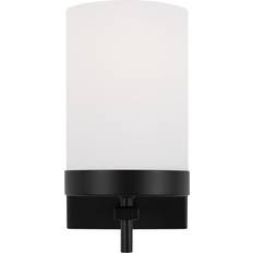 Wall Lamps Zire 8" Tall LED Bathroom Sconce - Midnight Black Wall Light