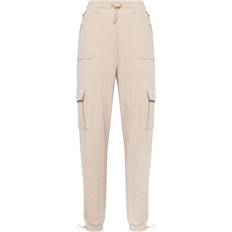 Cargo Trousers - Yellow Tapered Cargo Pants - Women - Khaki