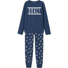 134/140 Vêtements de nuit Name It Football Nightset - Dark Denim (13233001)