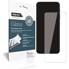 Screen Protectors Dipos Displayschutz Anti-Shock (2 Stück, Motorola Moto E7 Plus) Smartphone Schutzfolie