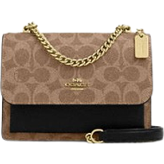 Coach Crossbody Bags Coach Mini Klare Crossbody Bag In Signature Canvas - Gold/Tan/Black