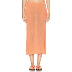 Gula - Midikjolar Live The Process Nyx Skirt - Coral/Papaya