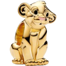 Pandora Guldbelagt Charms & Vedhæng Pandora Disney The Lion King Simba Charm - Gold/Pink