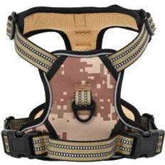 VidaXL Hundar - Hundhalsband & Selar Husdjur vidaXL Justerbar Kamouflage Brun XL - Reflekterande Ränder