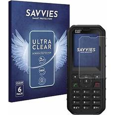 Screen Protectors Savvies 6x folie für caterpillar cat b35 schutzfolie displayschutz display schutz klar Transparent