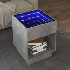 vidaXL with Infinity LED 40 x 40 x 50 cm Coffee Table 40x40cm